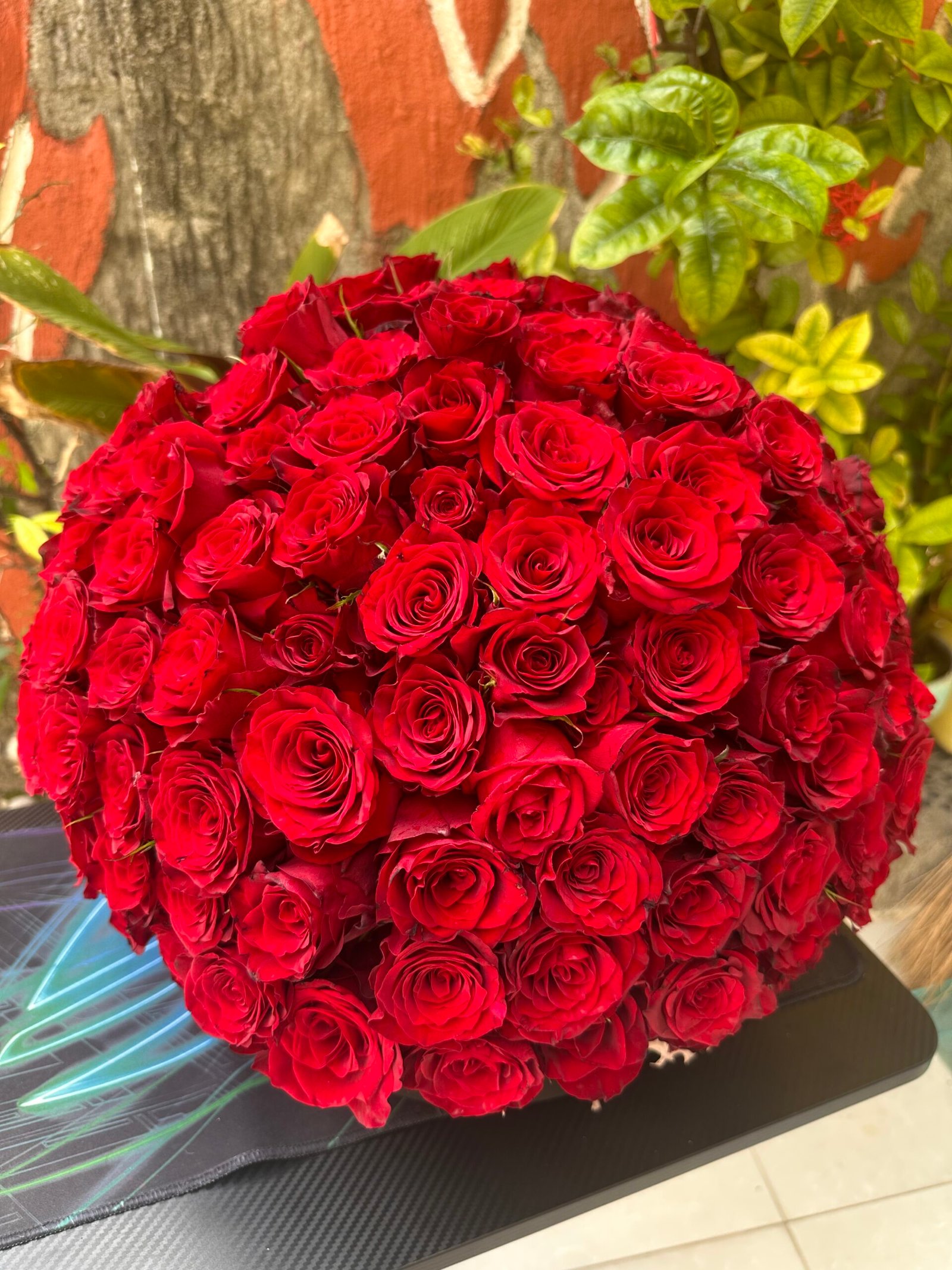 custom flower arrangement